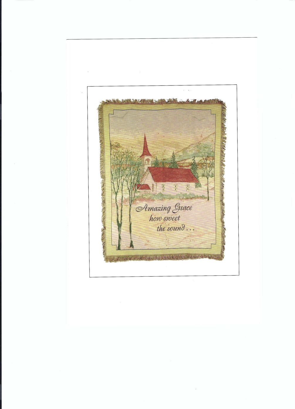 Memorial tapestry online throws