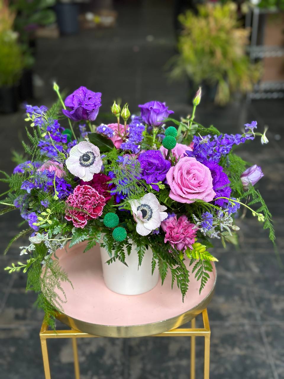 Petite yet stunning flower arrangement that could be both a floral gift