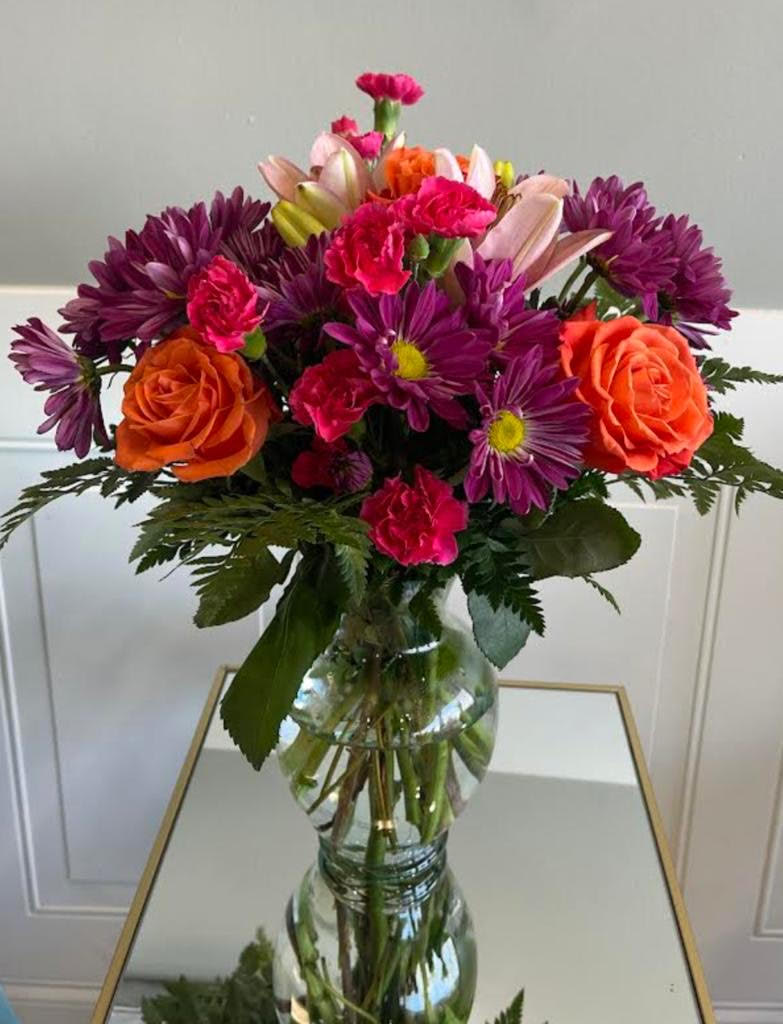 This colorful bouquet is special to brighten your day.