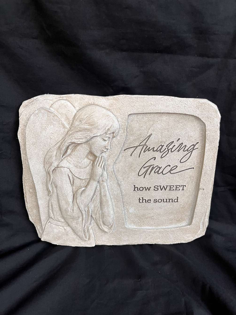 Amazing Grace how sweet the sound stepping stone (approx. 9&quot;H x 11&quot;W)