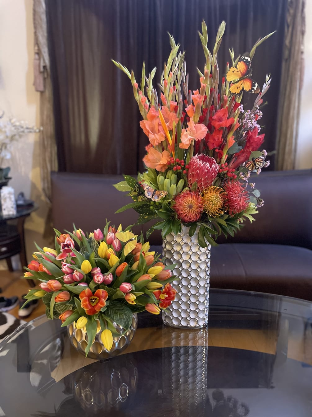 Immerse yourself in opulence with our exclusive luxury floral arrangement crafted for