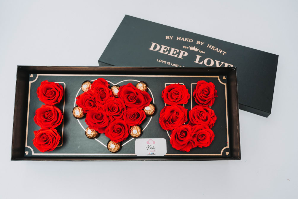 Red roses and chocolates