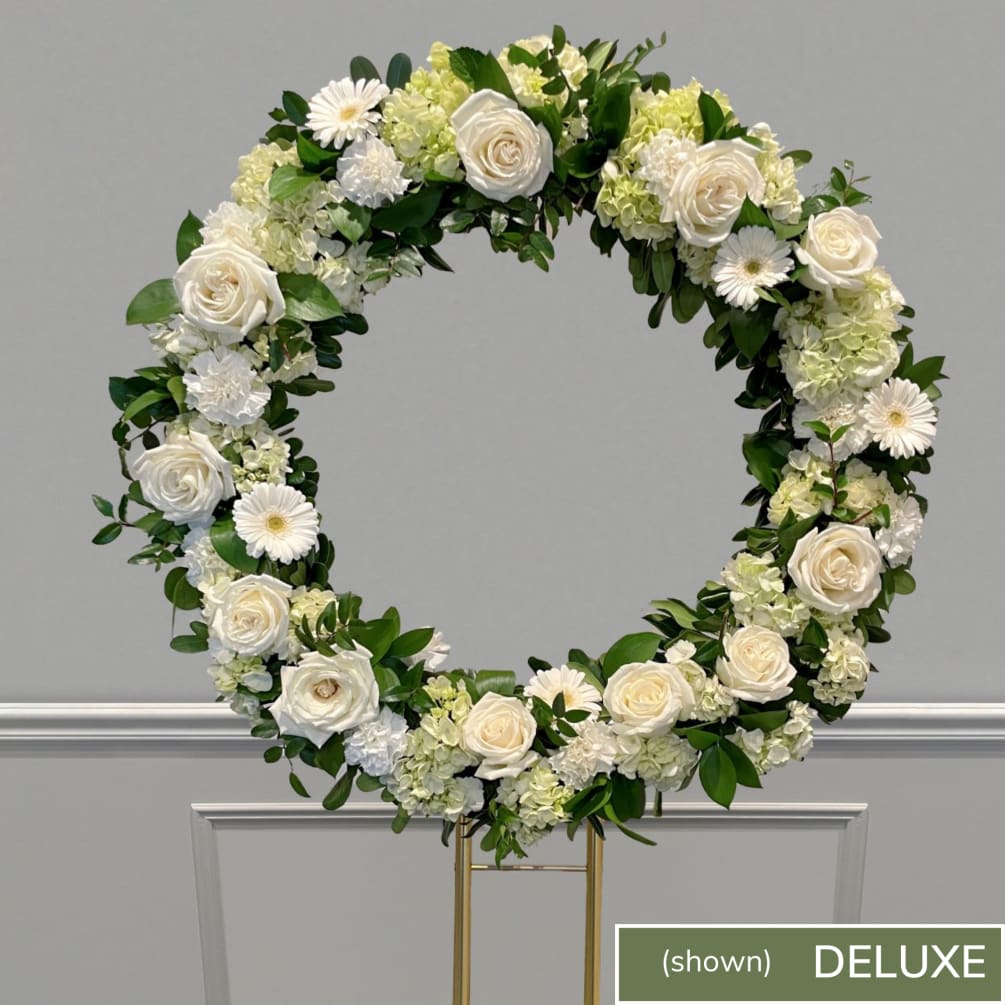 Evans &lsquo;Peace &amp; Purity Collection includes a classic combination of roses, hydrangea
