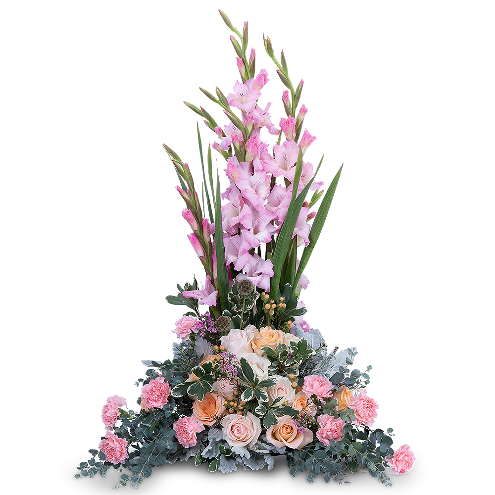 Radiant Hope is the perfect tribute or centerpiece for any life celebration.