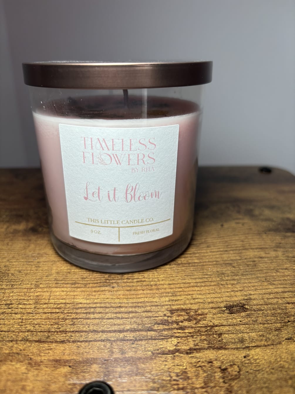 One of the best selling candles at Timeless Flowers Fresh Floral. A