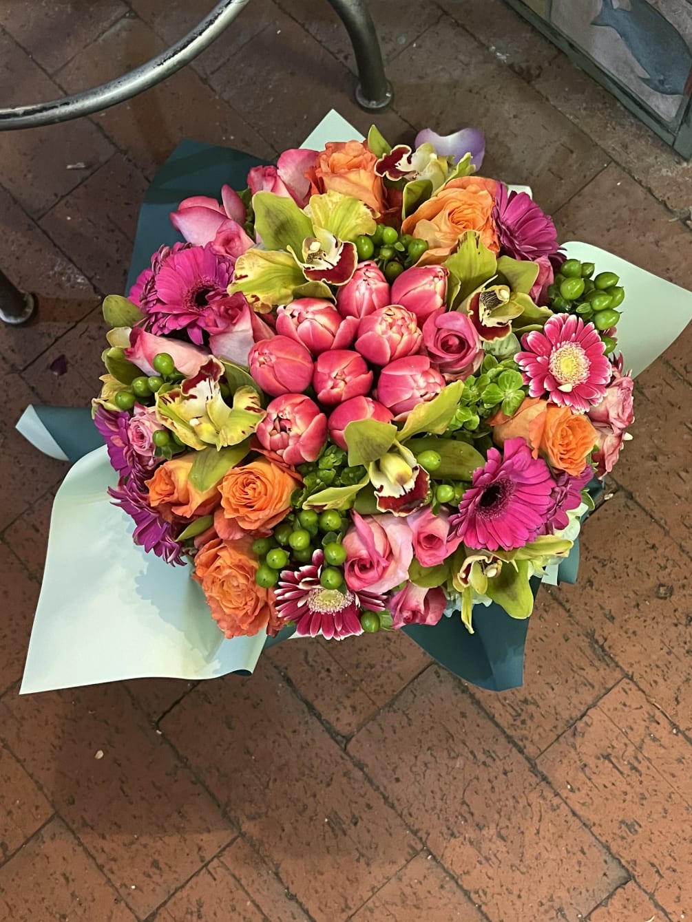A flavorful explosion of color filled with bright beautiful blooms perfect to