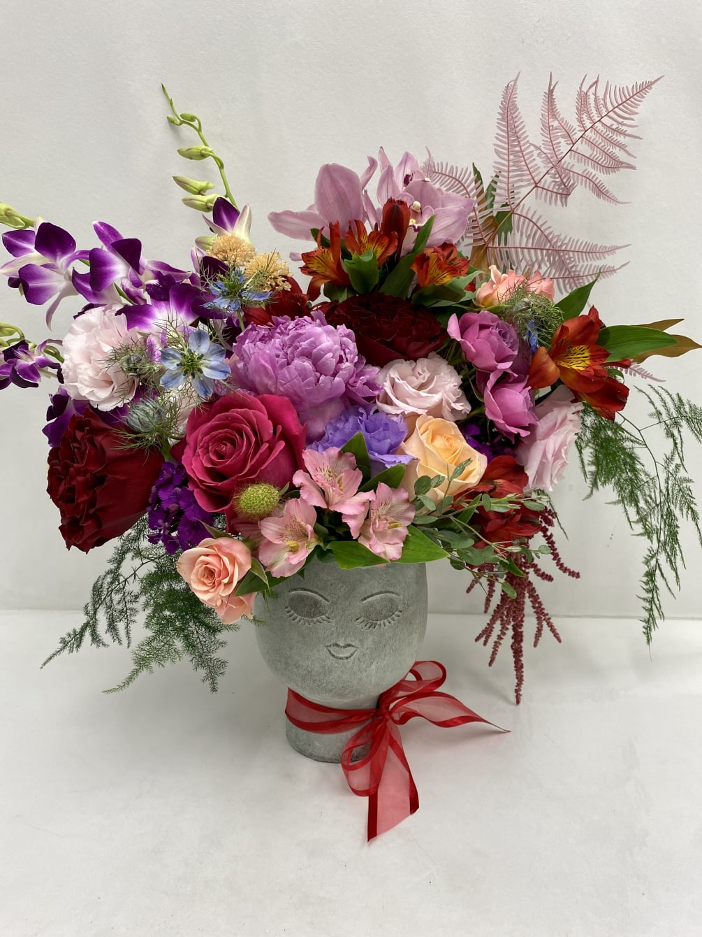 Very unique, Colorful  and stylish flower arrangement  for that Pretty