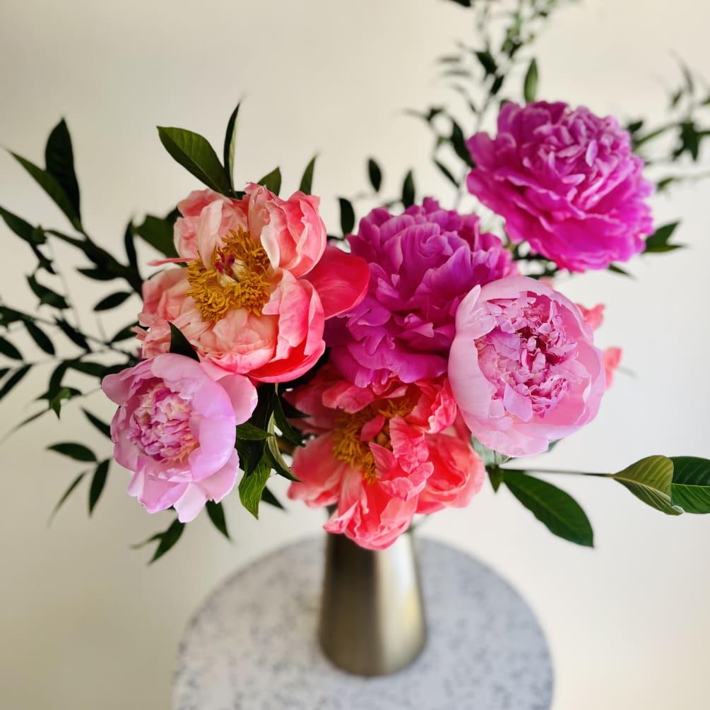 Let flowers do the talking. 12 GORGEOUS peonies in shades of pink