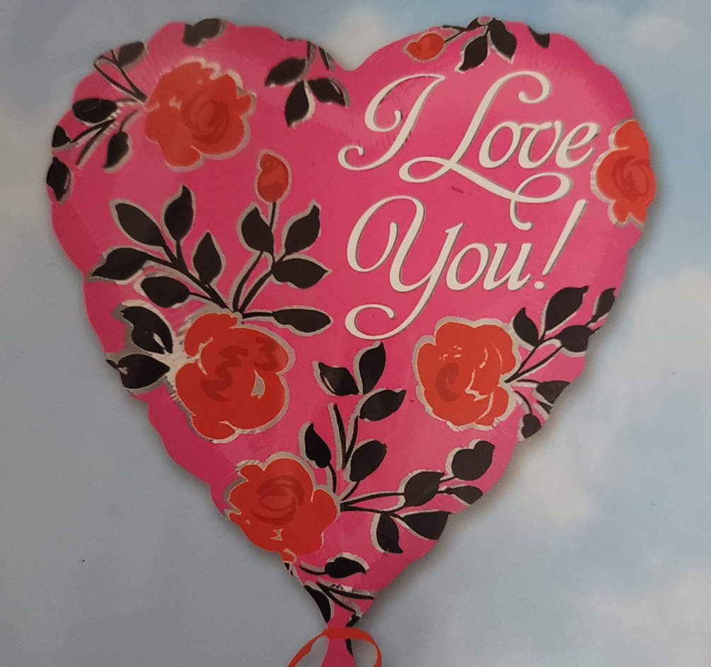 BEAUTIFUL I LOVE YOU MYLAR, FOR ANY OCCASION. YOU CAN ORDER ONE