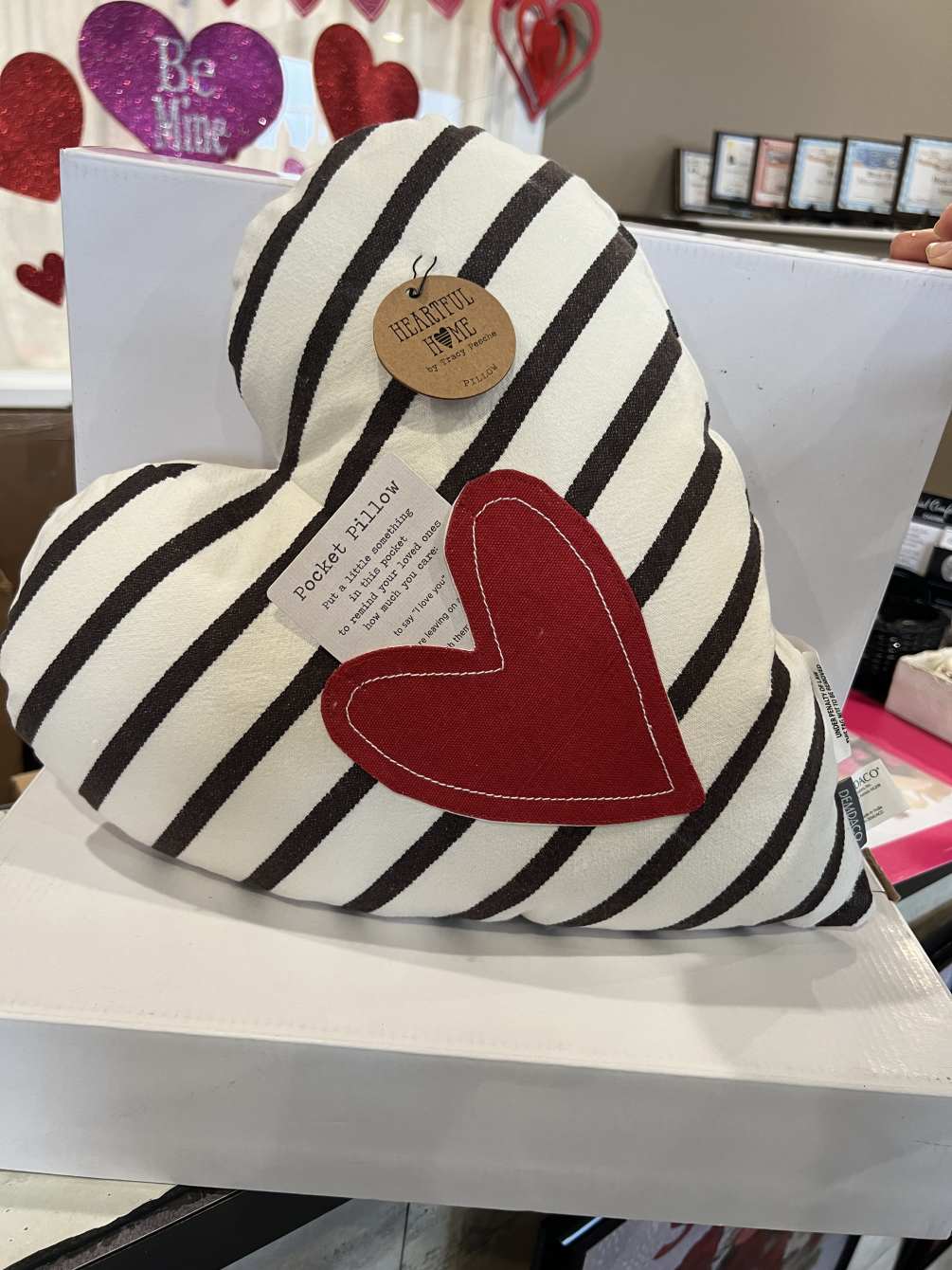 Demdaco heart pillow hotsell