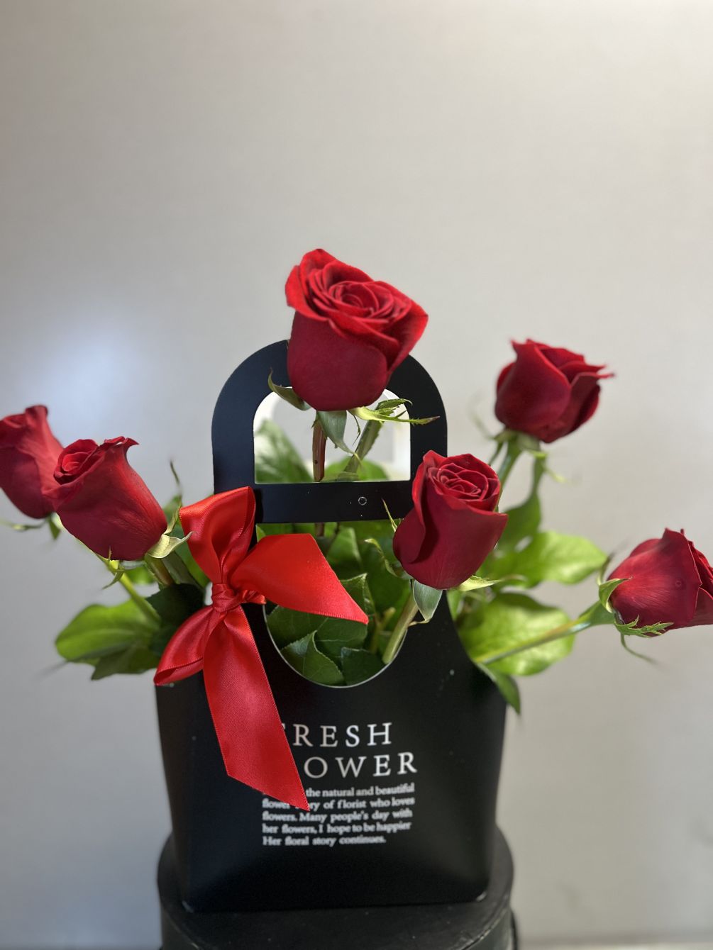 6 Stems Roses
AS SIMILAR AS POSSIBLE 
Substitution based on season, flowers availability