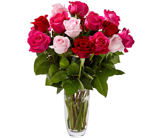 Celebrate Valentine&#039;s Day in style with this stunning rose bouquet brought together
