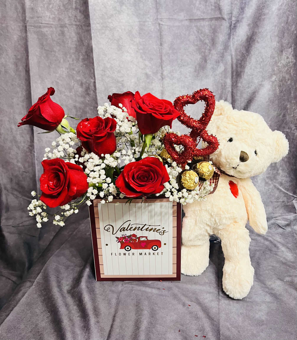 One dozen red roses or any combination color roses of your choice