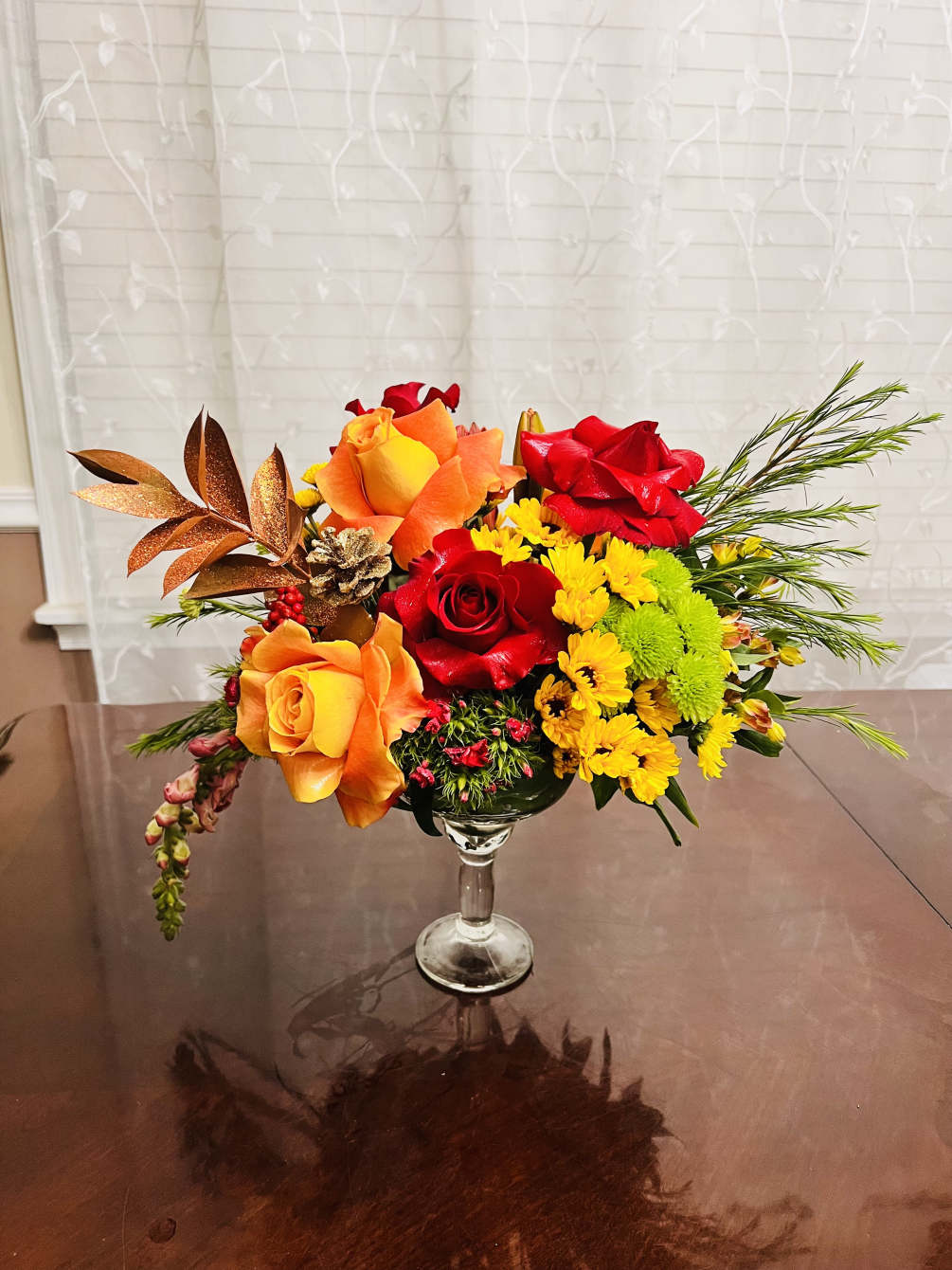  Beautiful centerpiece for your special fall or Thanksgiving dinner; that will
