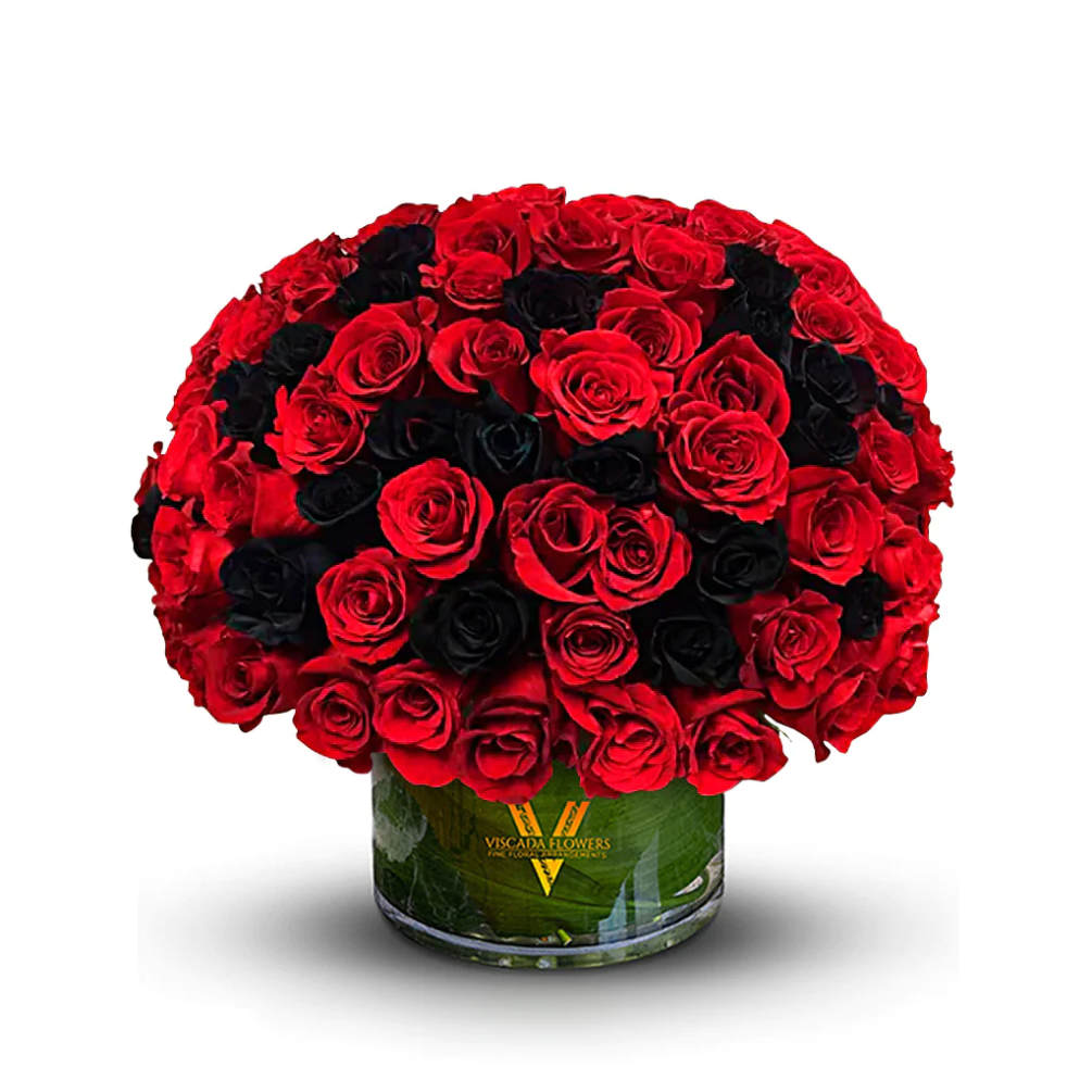 Indulge in the allure of passion with our Dark Love bouquet. Combining