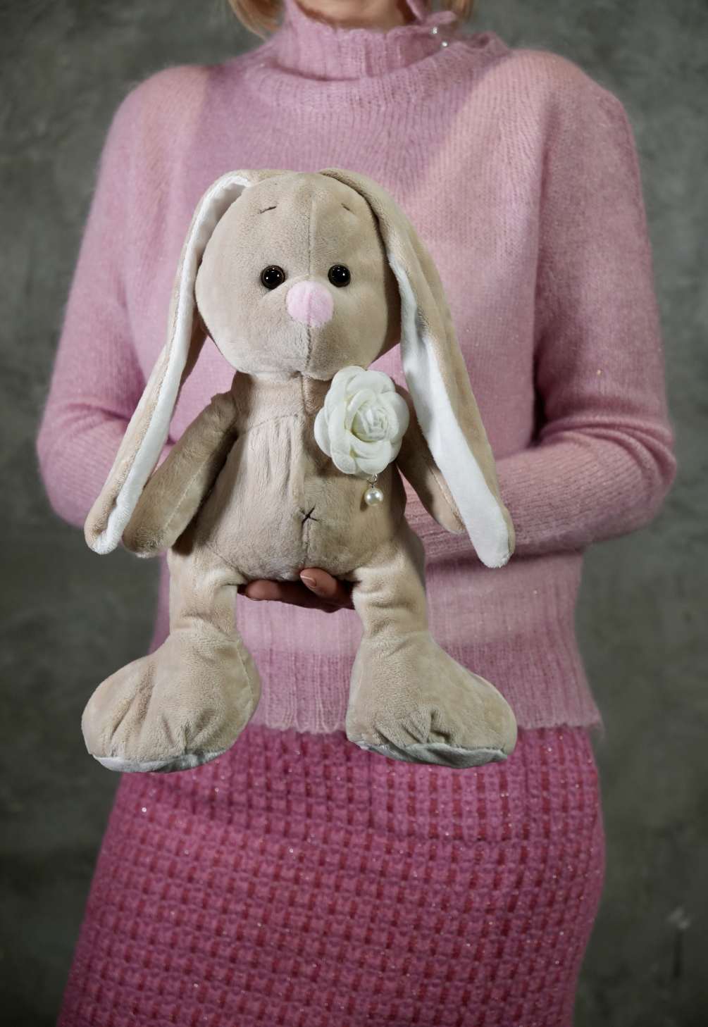 The Fluffy Bunny Buddy is a soft and cozy toy that will