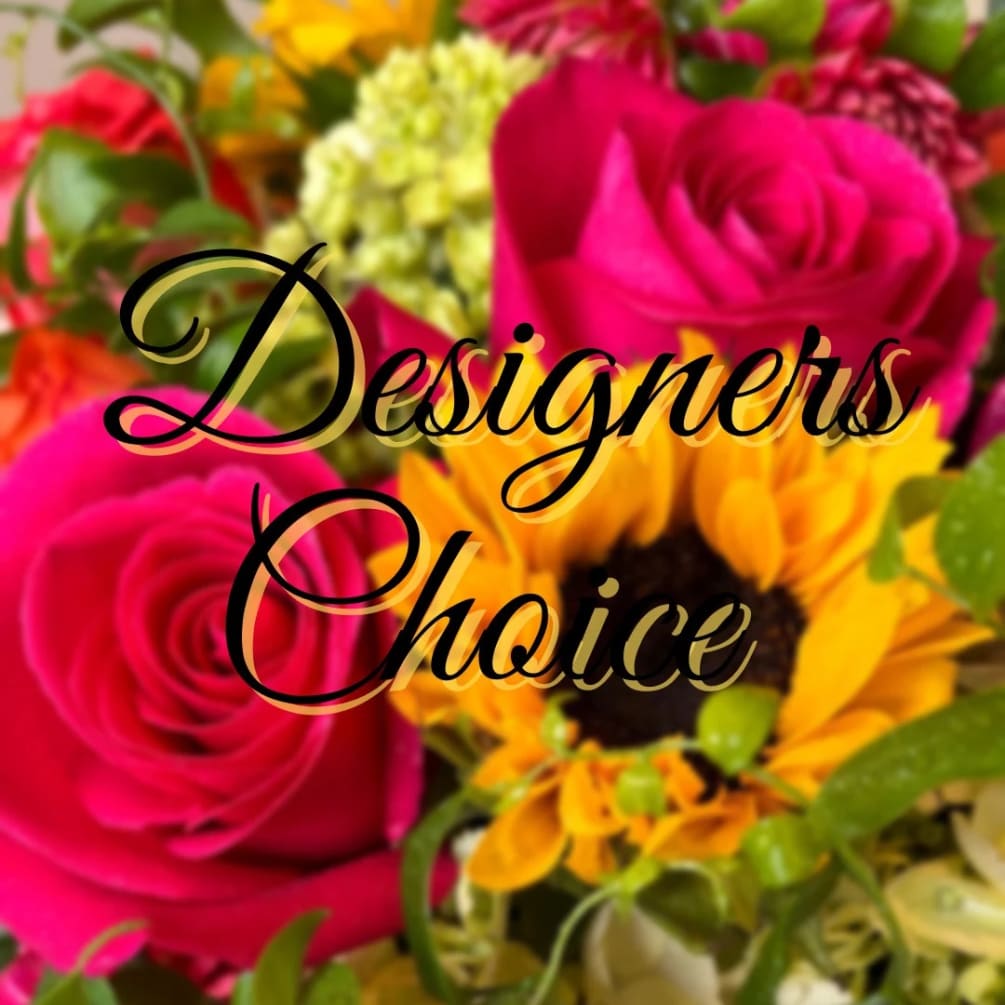 Allow our designers to select the freshest, in-season blooms. Your arrangement will