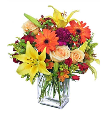Floral Spectecular arrangement. 
Send one to someone spectacular today! 
