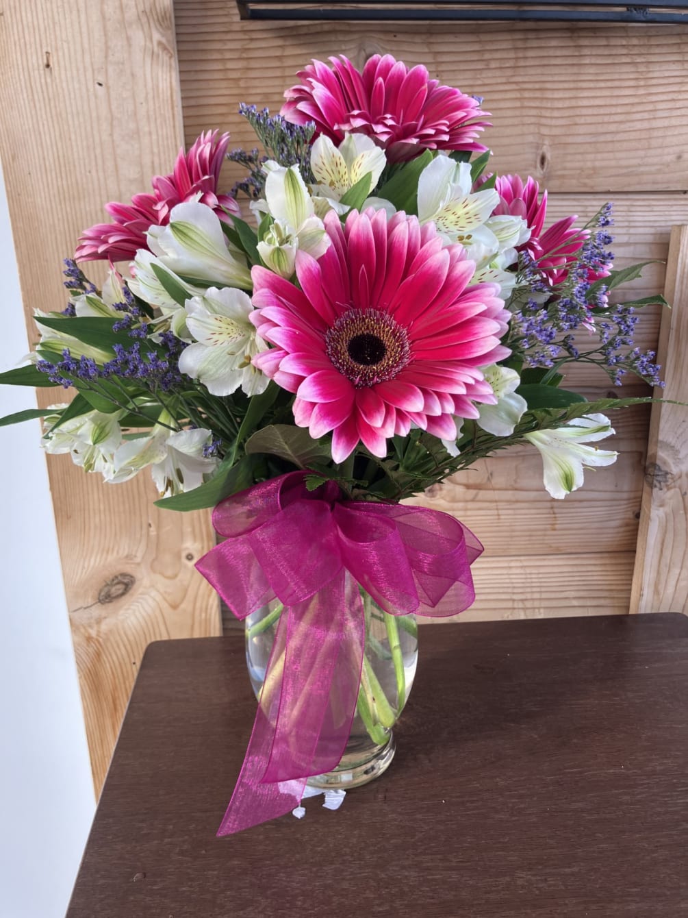 Beautiful arrangement that can be for a birthday, just because, or for