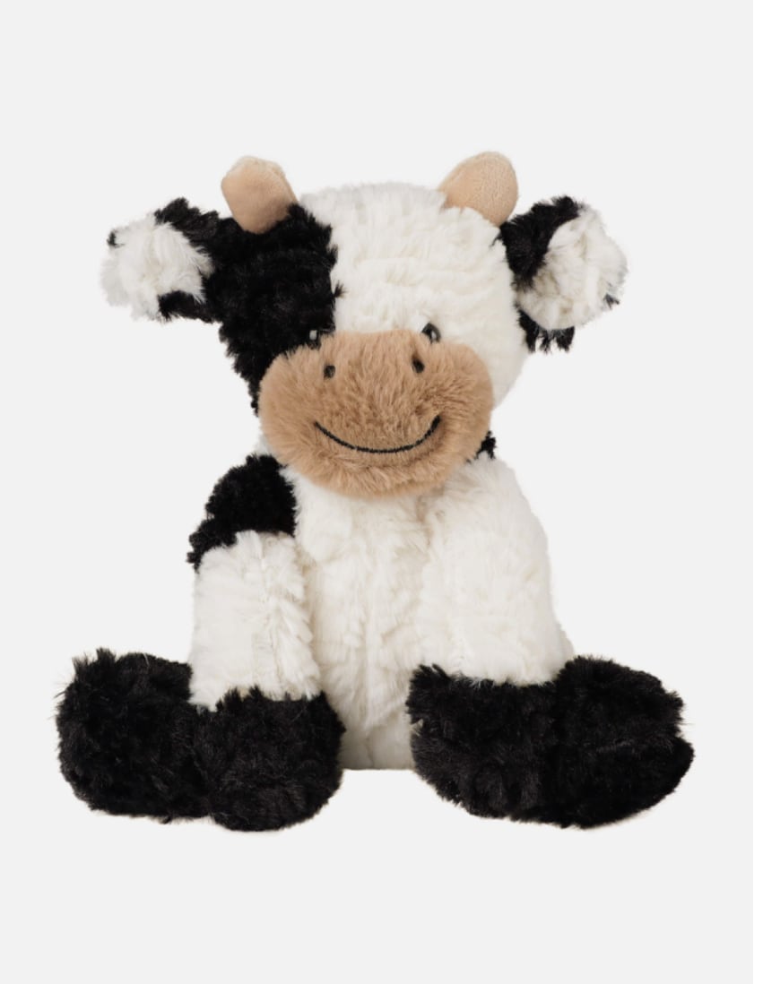 Level up your surprise with this adorable cow plush!