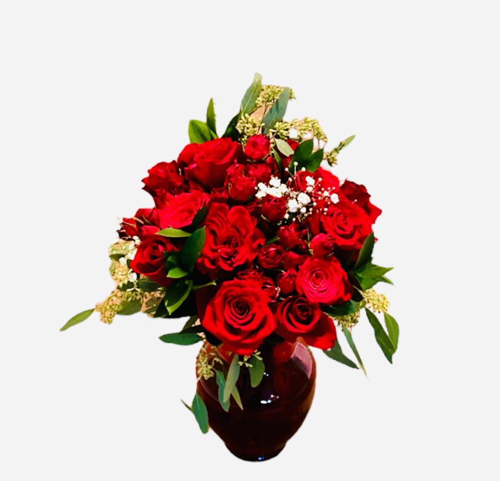  Red roses bouquet