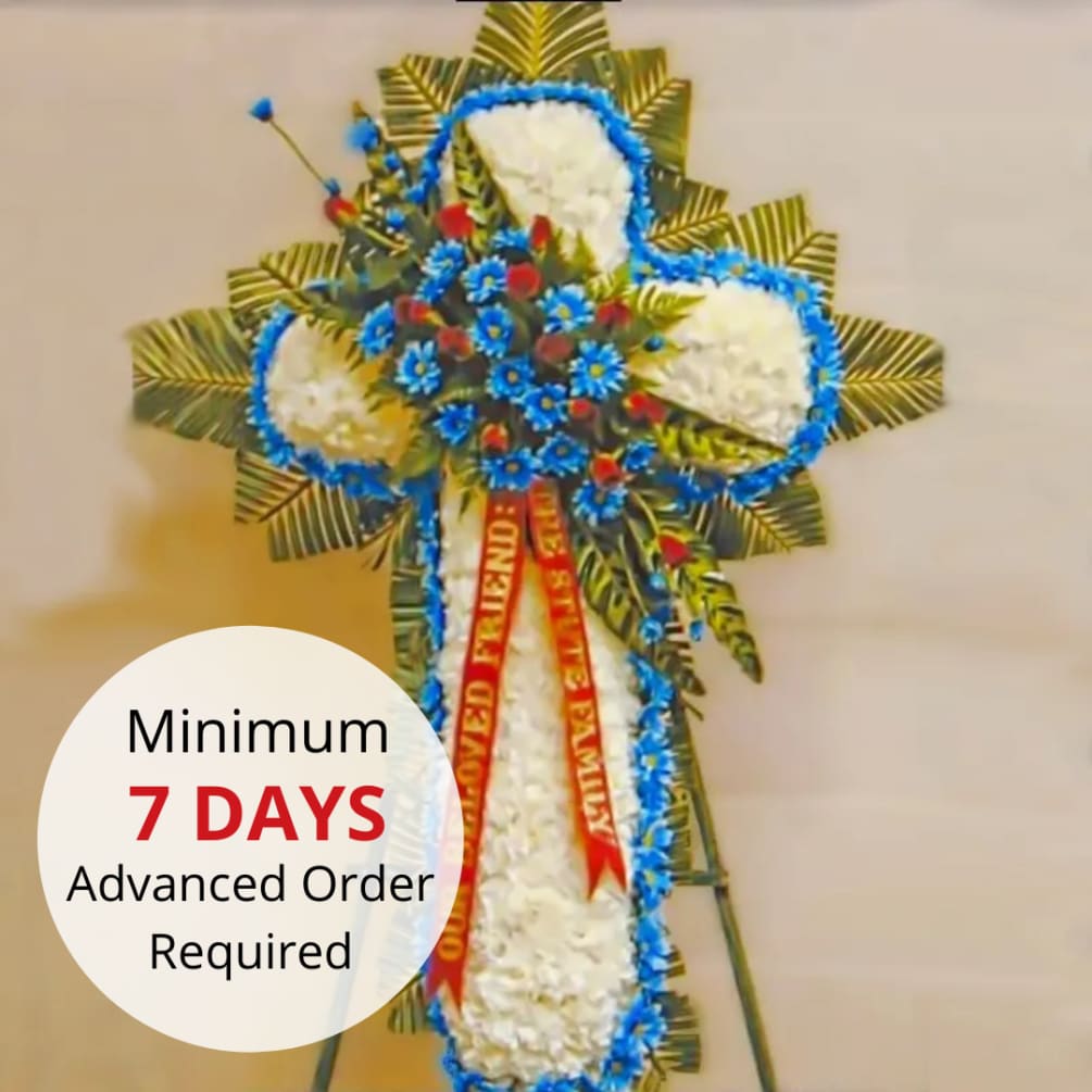 MINIMUM OF 7 DAYS ADVANCED NOTICE REQUIRED to ensure that the flowers