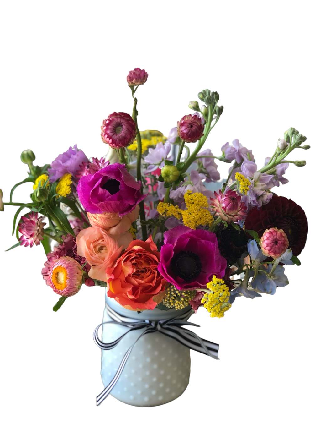 Circus mix of colors and flowers to shower the ones you love