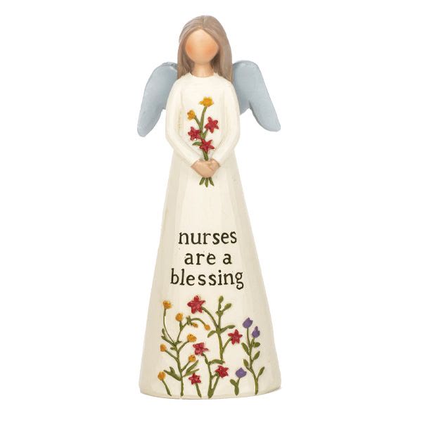 Everyone knows that nurses are a blessing and this beautiful angel figurine