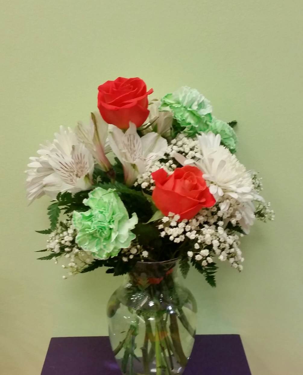 Send this Ireland themed arrangement that is perfect to spread some cheer