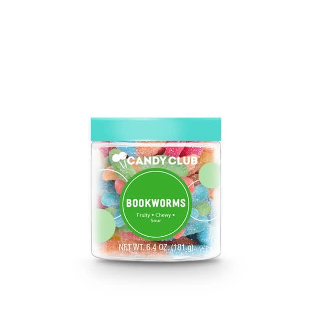 Select this delicious jar of sour gummy worms, perfect for any candy