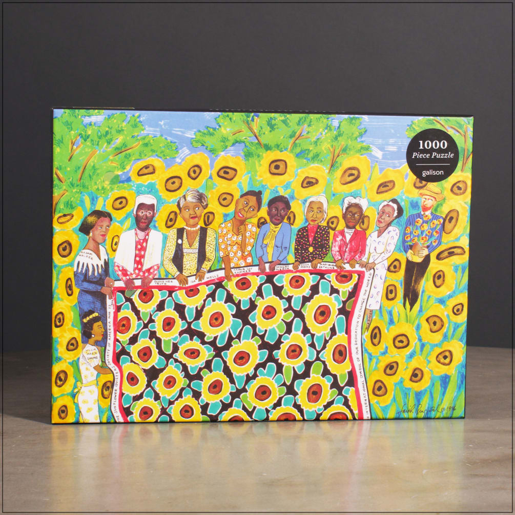 The Faith Ringgold The Sunflower Quilting Bee at Arles 1000 Piece Puzzle