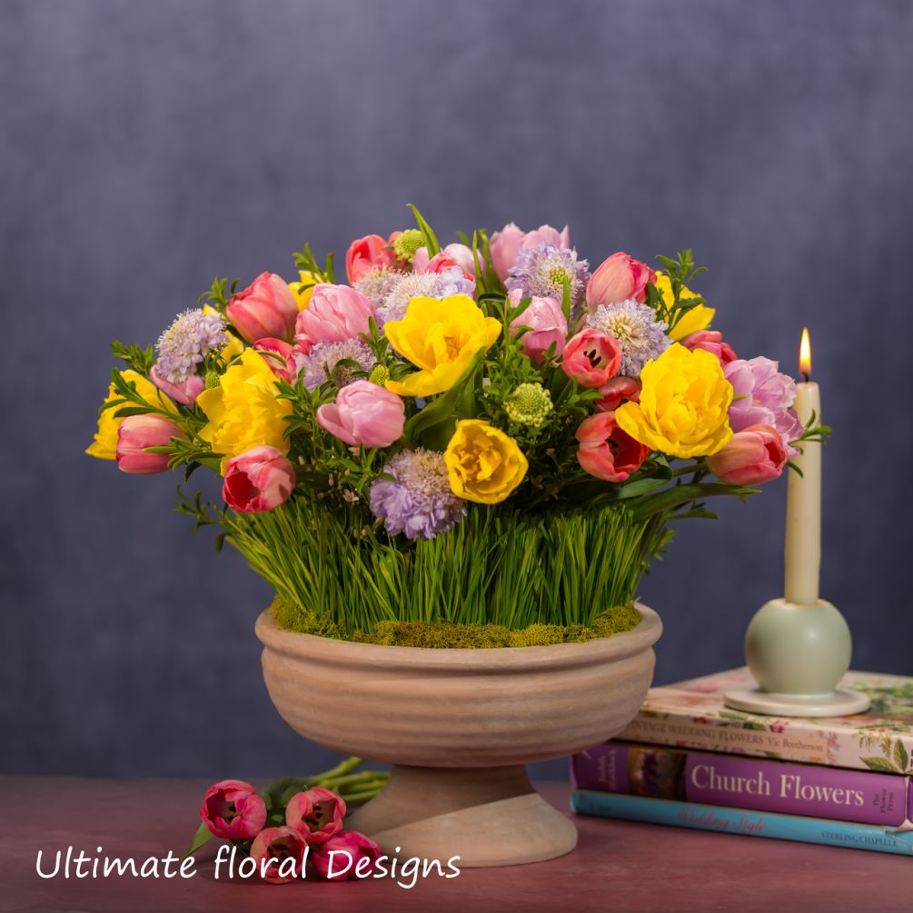 Elevate your space with the vibrant charm of our Spring Symphony Bouquet