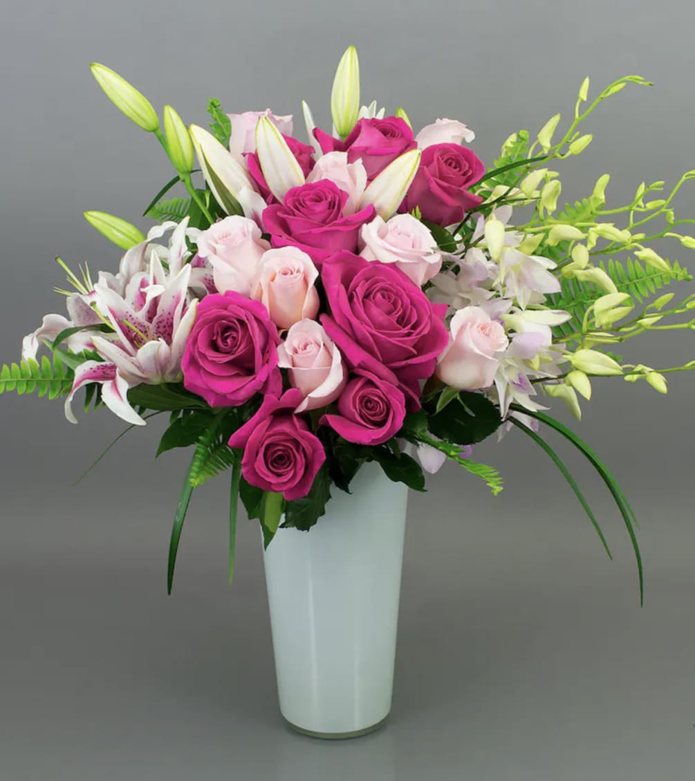 Wow! What a combination of some of our most popular flowers for