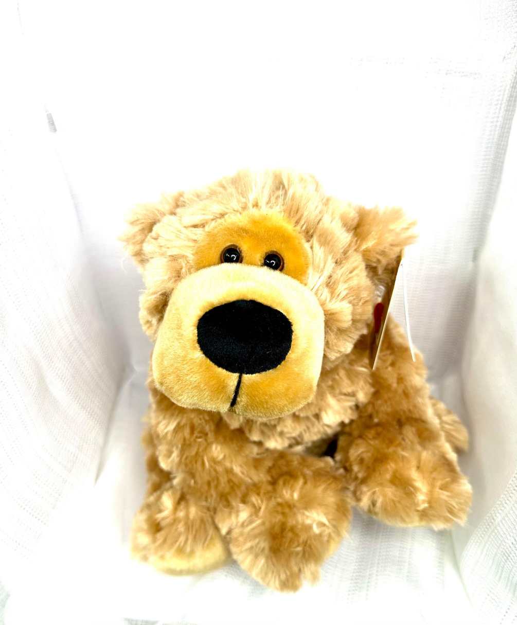 A fluffy brown plush Billie Bear