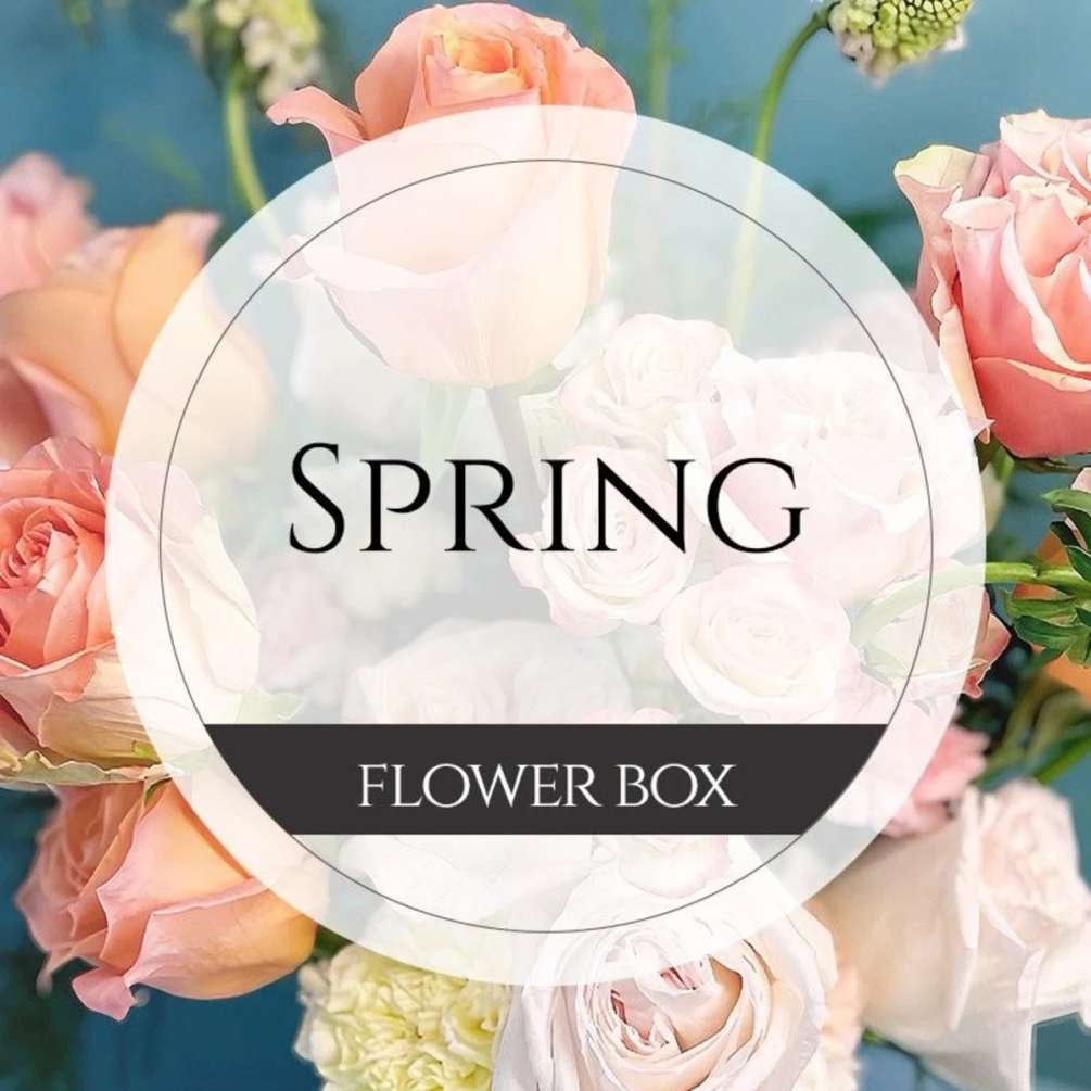 Florist designer choice with lovely spring colors. 