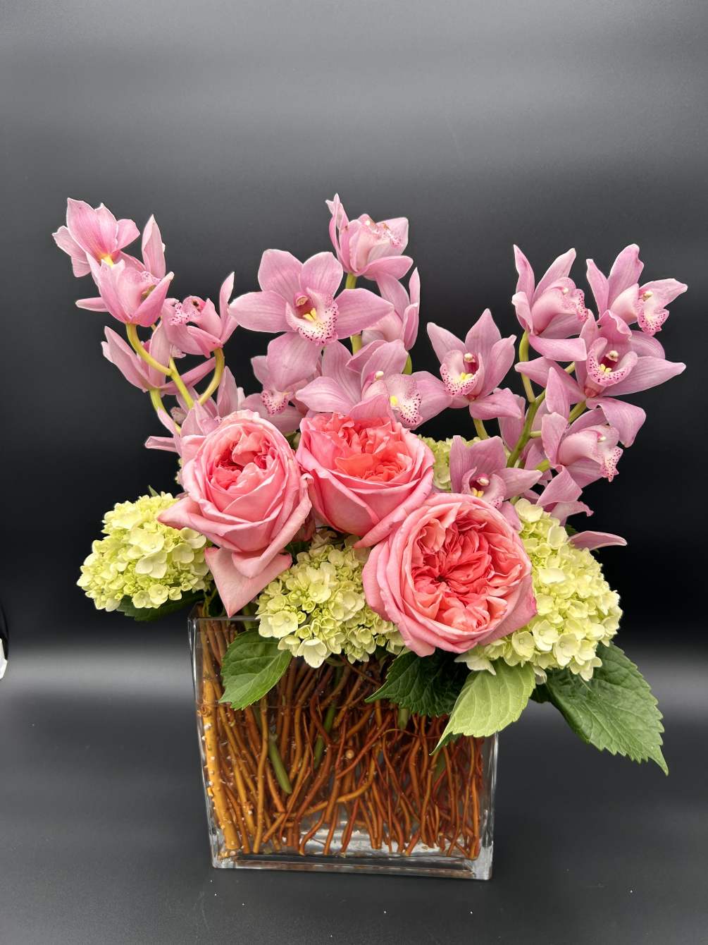 Pink Roses and Orchids for Mother&quot;s Day. We are happy to deliver