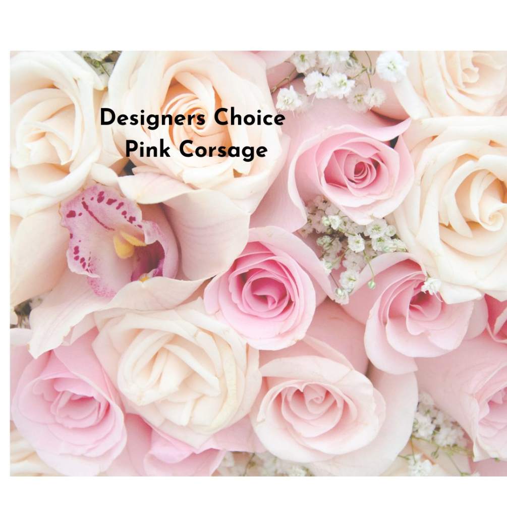 we will create a mixed pink flower corsage. 
Please give 2 or