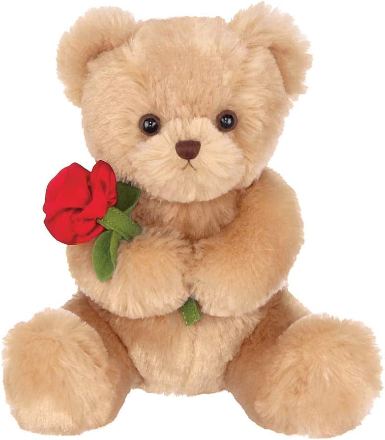 Adorably cute 9.5&quot; tall stuffed animal teddy bear with soft tan fur