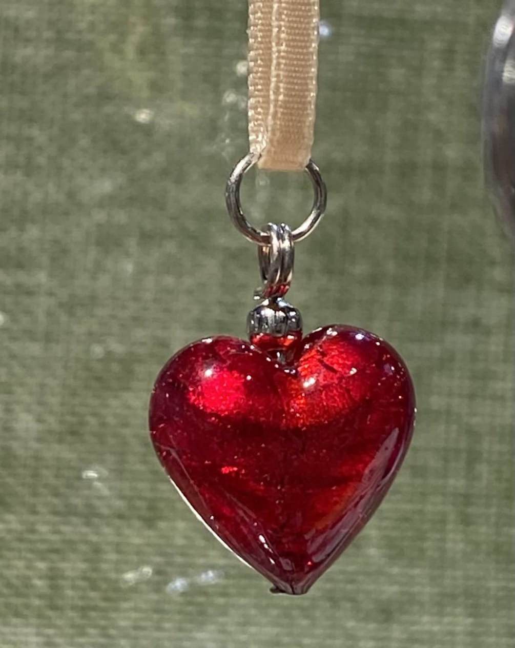 Murano glass heart necklace best sale