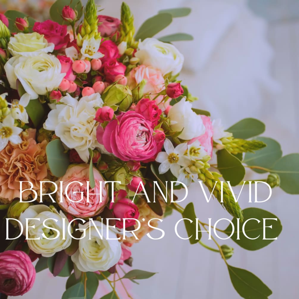 Our designer&rsquo;s will use our most beautiful and vivid blooms to create