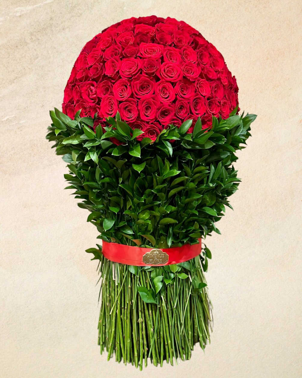 Behold the breathtaking opulence of our Standing Rose Bouquet, a grandeur masterpiece