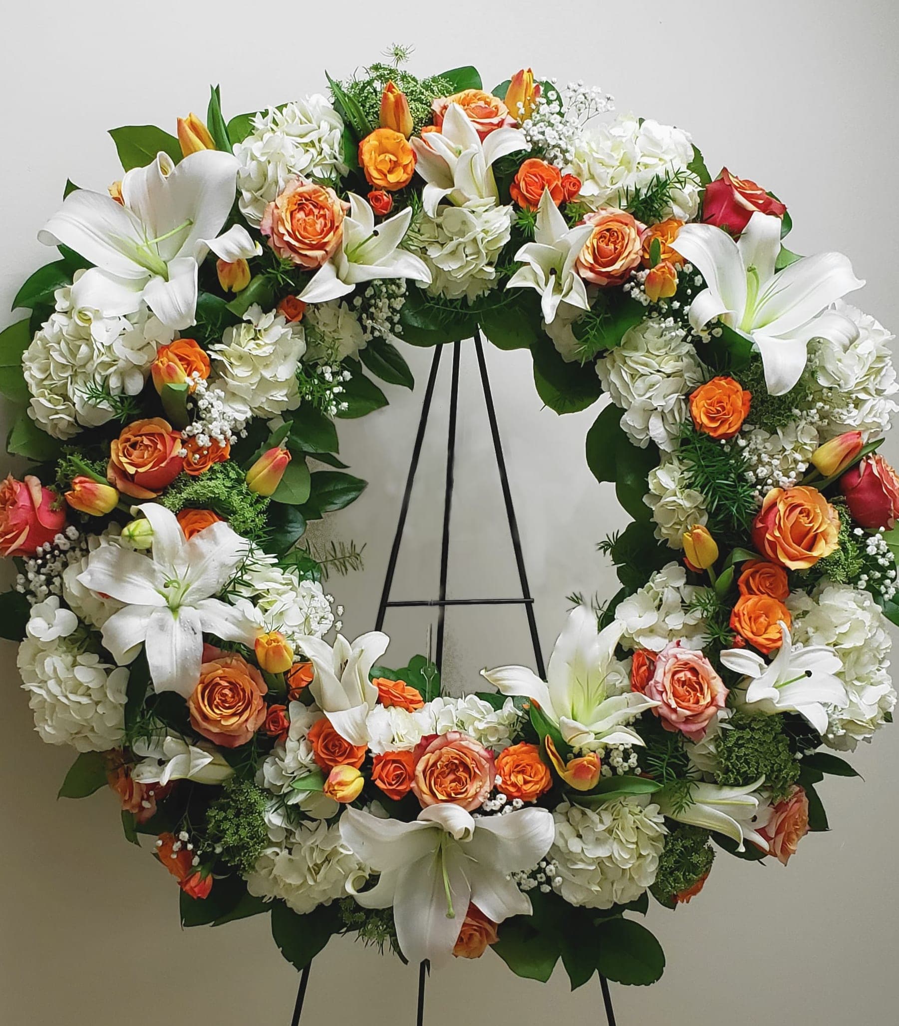 36" CHERISHED MEMORIES WREATH ON EASEL in Arlington, VA ...