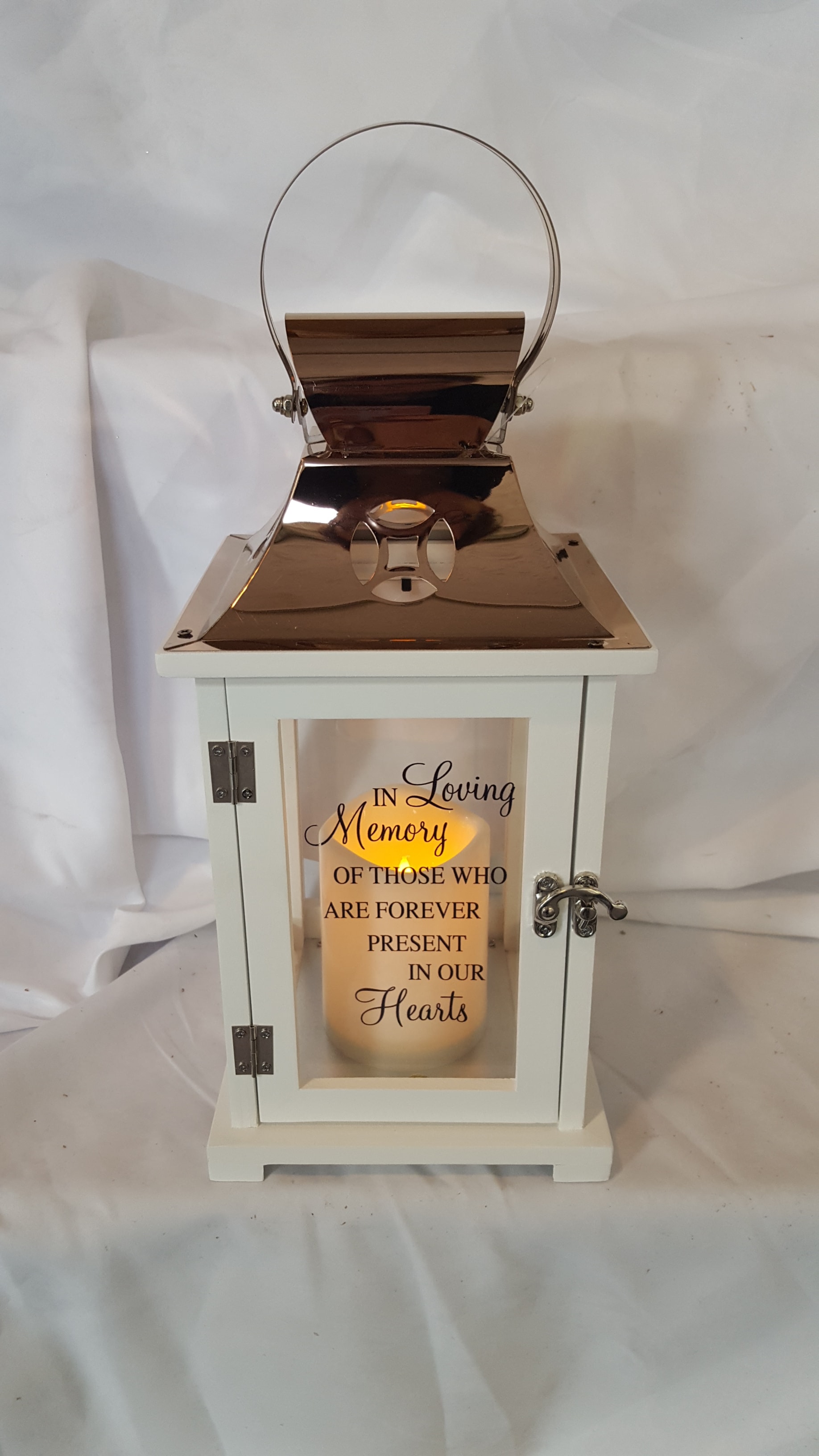 Keepsake Lantern with Carnations & Roses This is The Deluxe Version