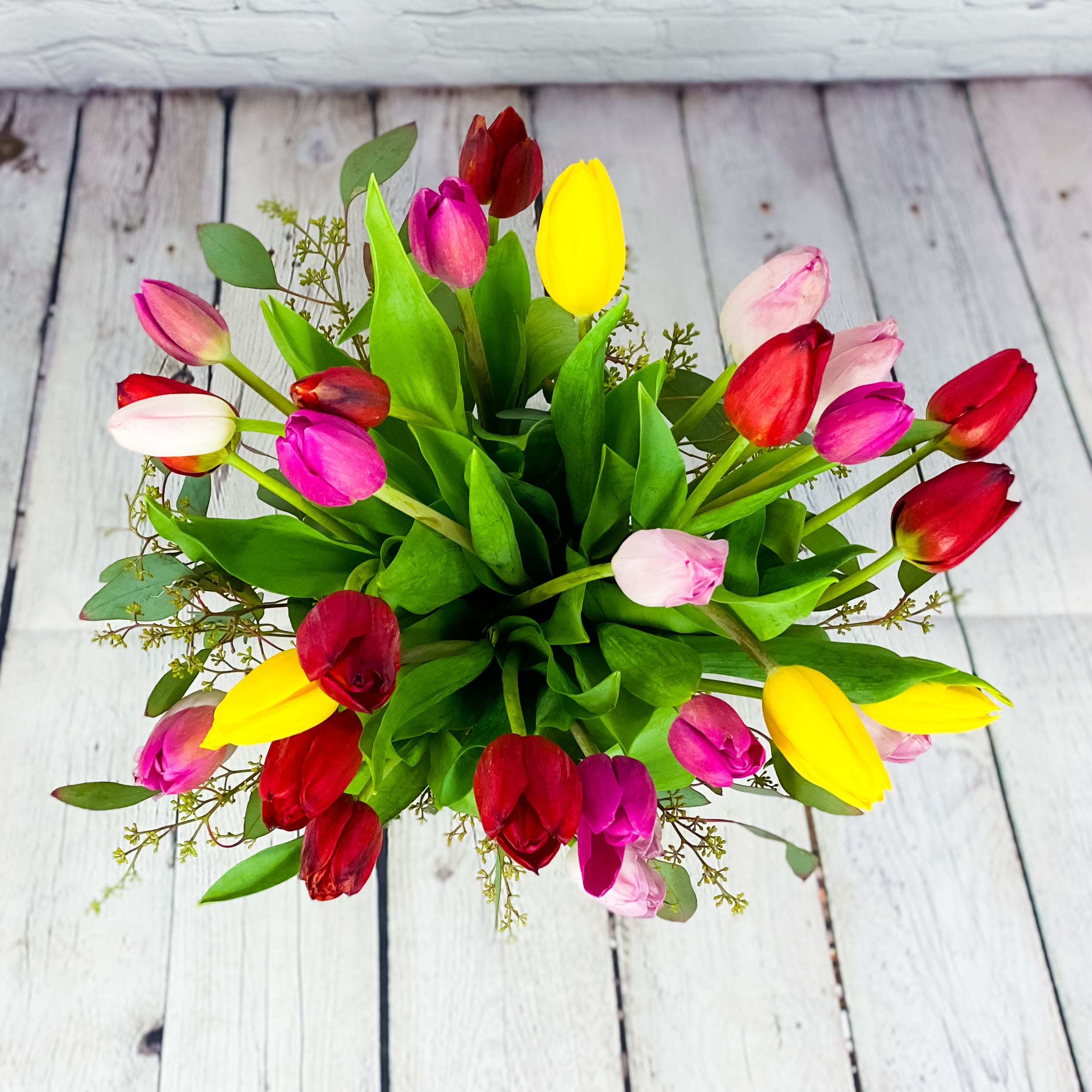 Rainbow Tulip Bouquet by DGM Flowers in Fort Lauderdale ...
