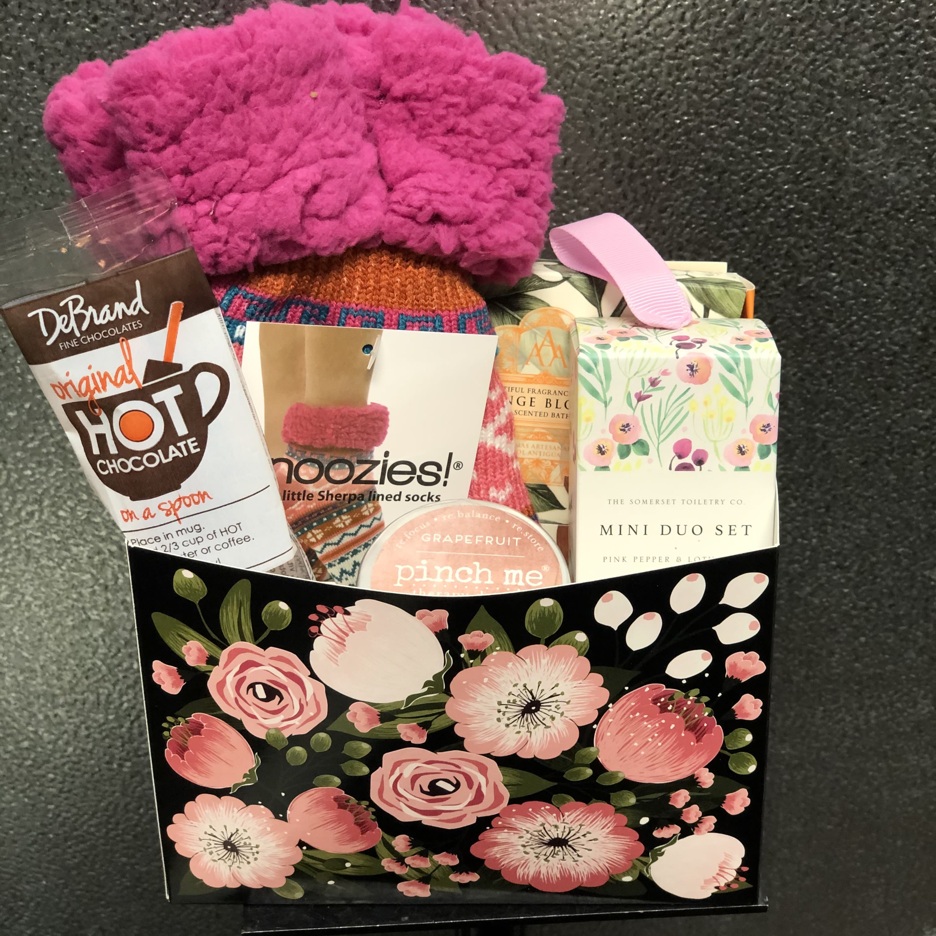 Cozy Night In Gift Basket in Edwardsville, IL A Wildflower Shop