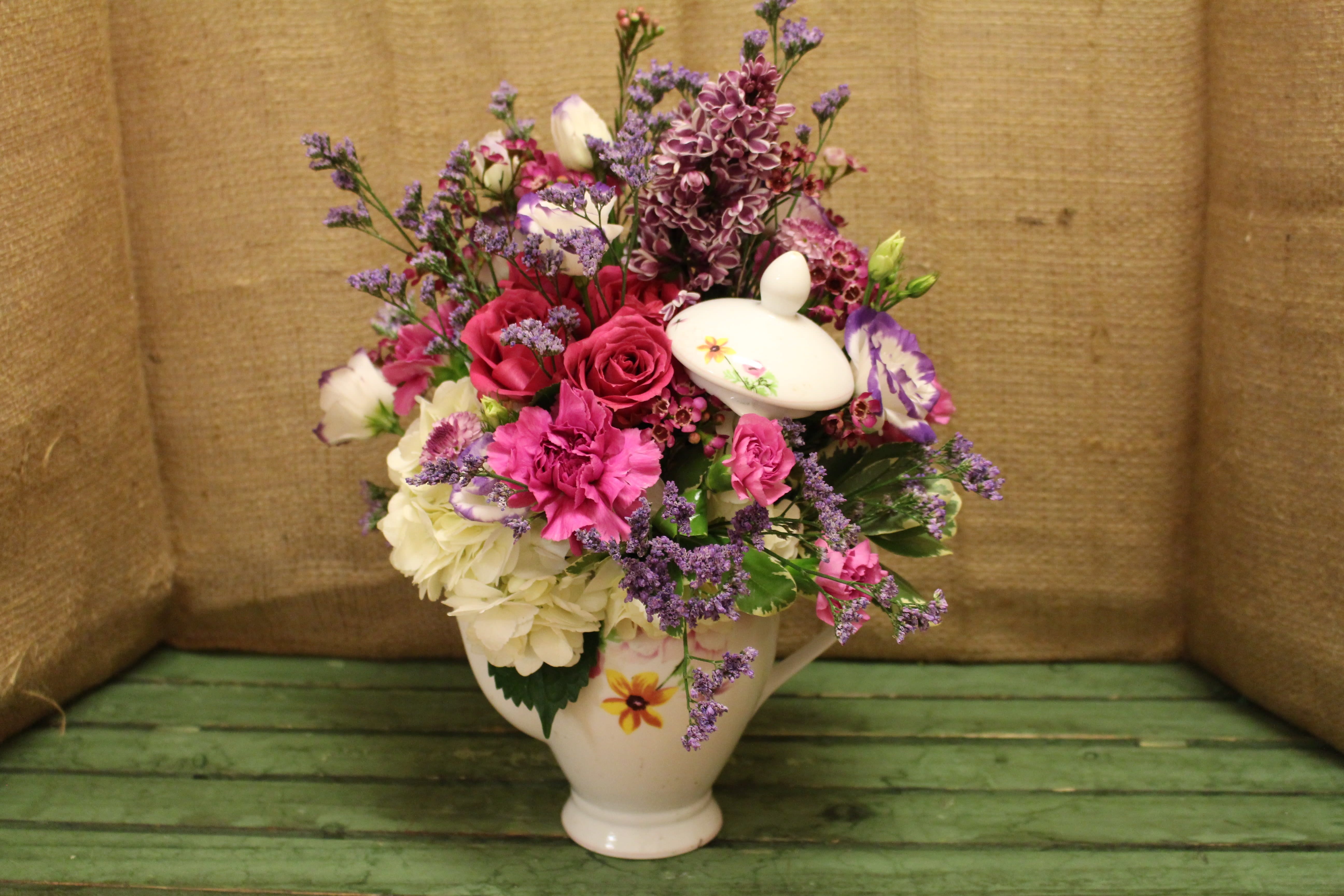 Tea Pot in Stoneham, MA Evergreen Florist Inc.