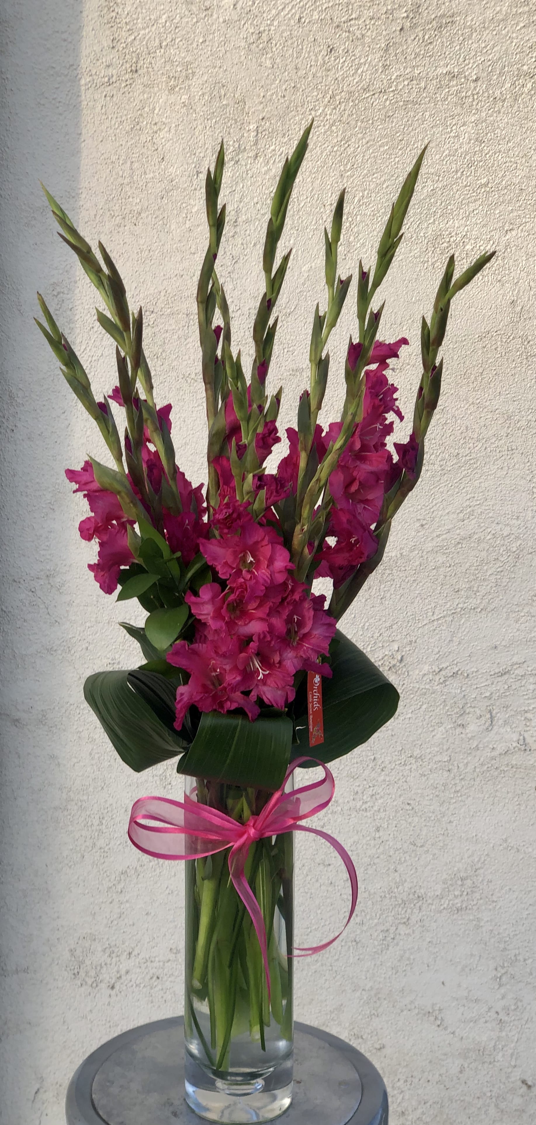 Fuchsia Gladiolus Arrangement in Placentia, CA Orchids