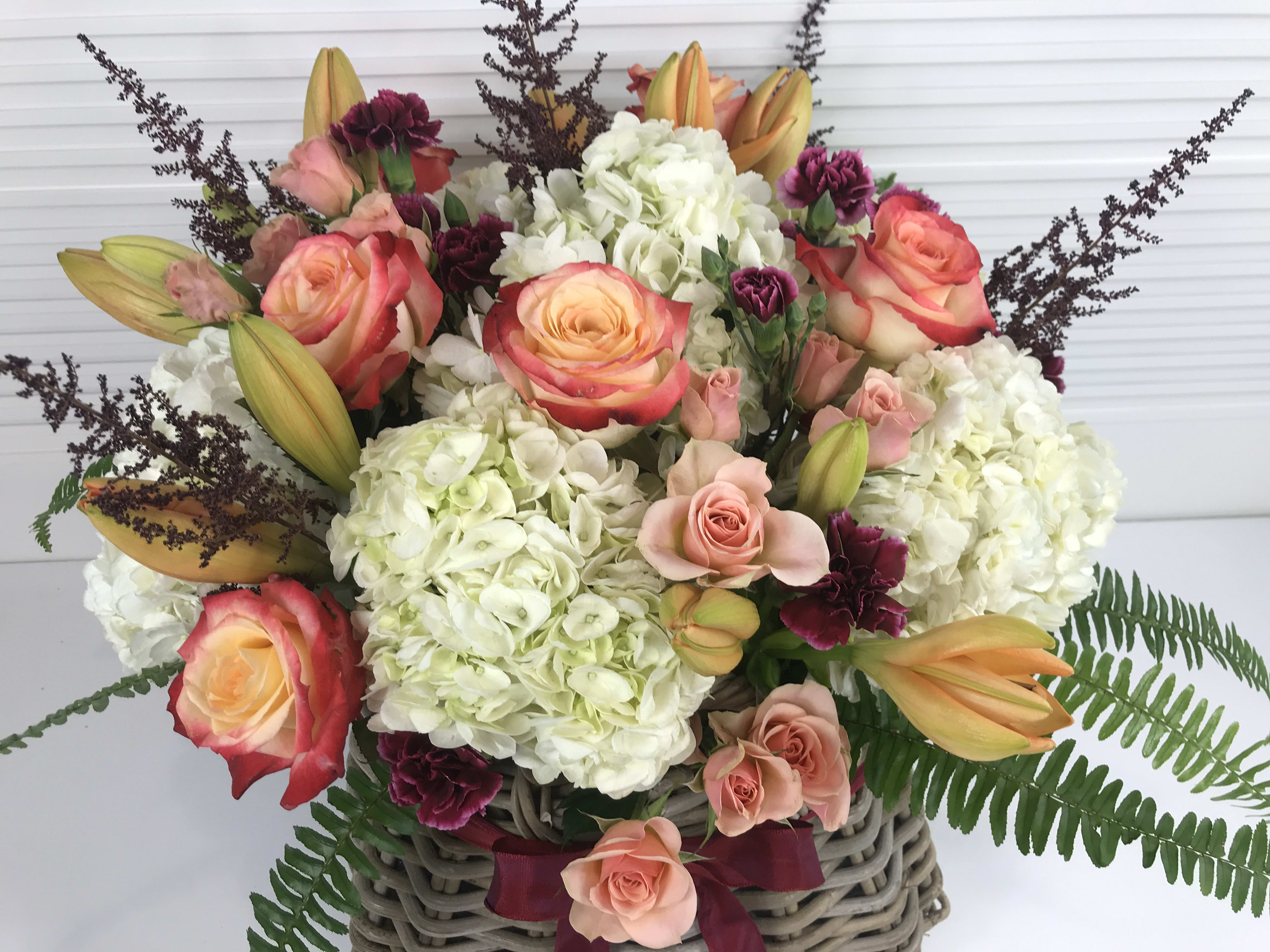 Large California Basket in Irvine, CA | OC Flowers and Events