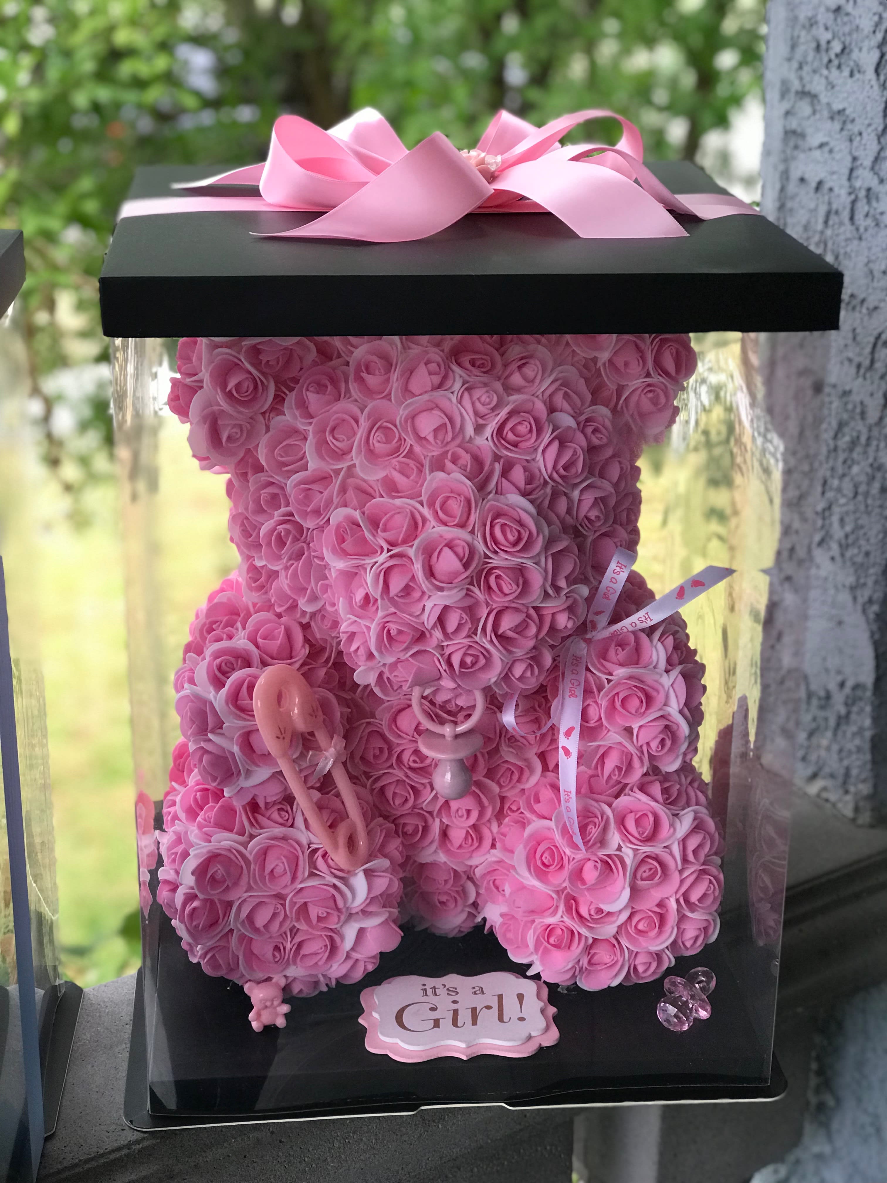Its a Girl foam rose bear in Los Angeles CA Boxed Flowers and Sweets