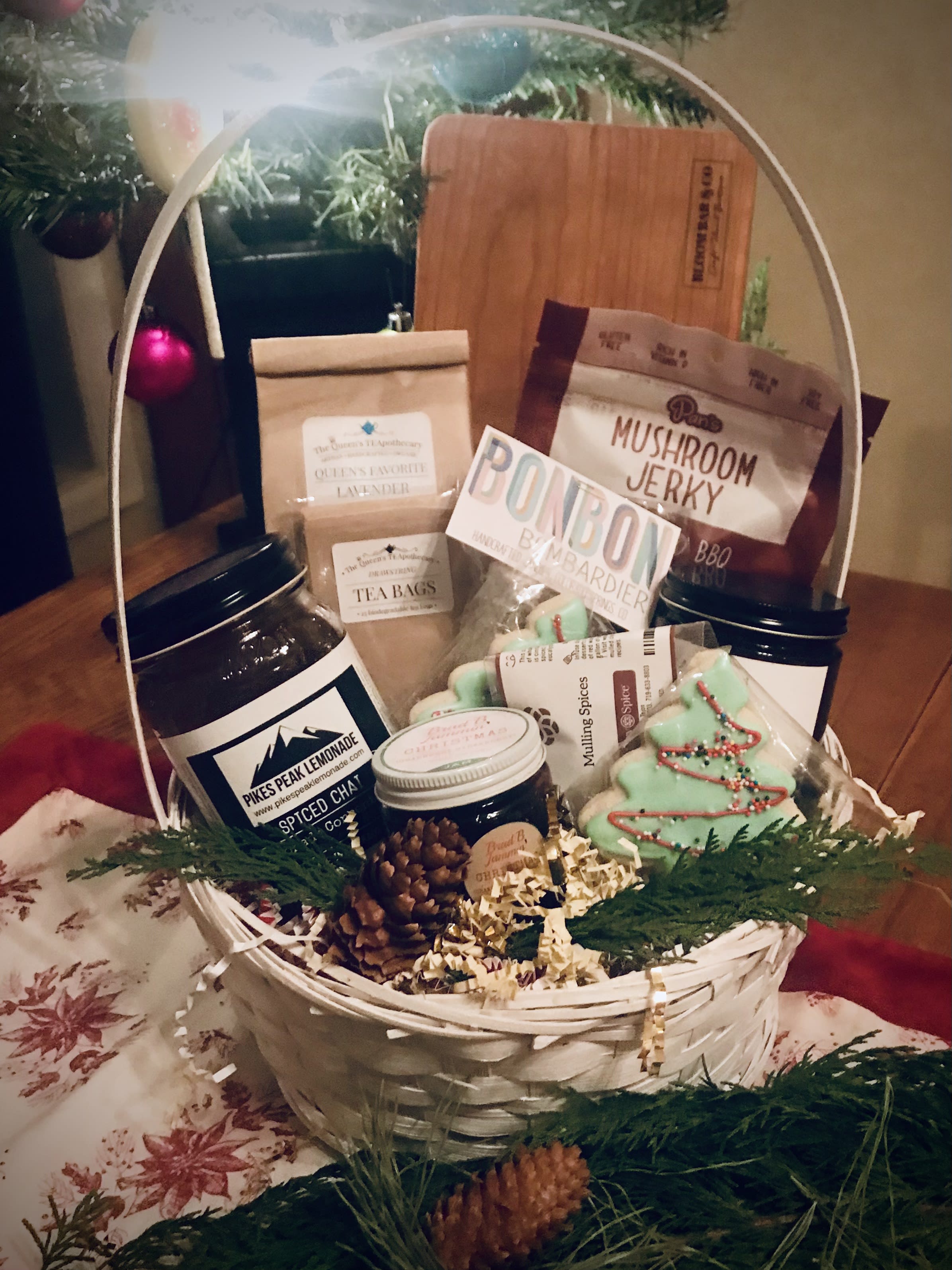 Local Foodie Gift Basket in Colorado Springs, CO Bloom Bar & Co